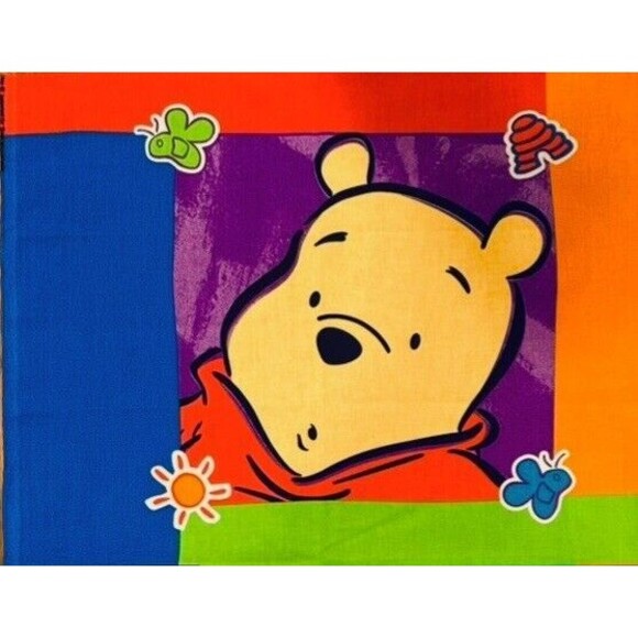 Disney Winnie Pooh & Tigger Quilt Panel Pillow Panel Pooh Quilt Panel 18"x44" - Picture 2 of 3